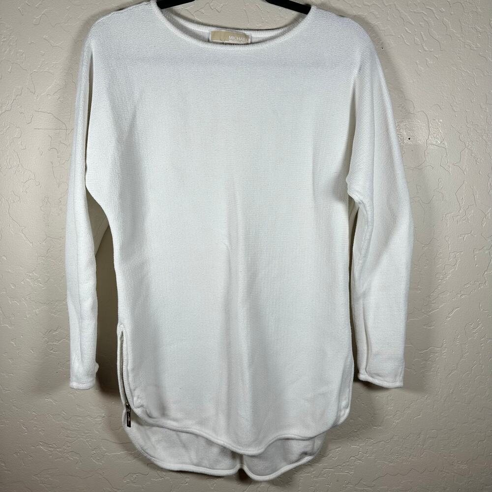 Women's Michael Kors White Casual thermal cozy tunic Medium